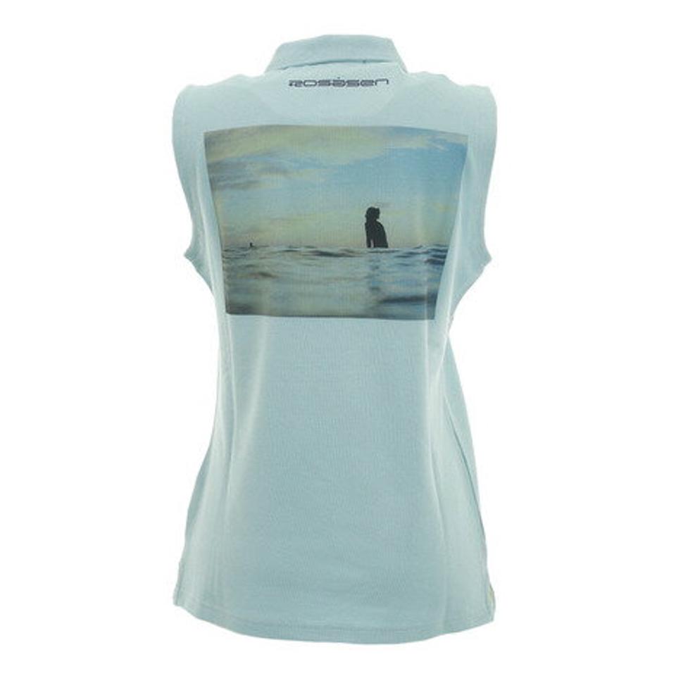 ROSASEN ゴルフウェア U-SKEコラボ バックプリントノースリーブシャツ 045-22471-021 (レディース)