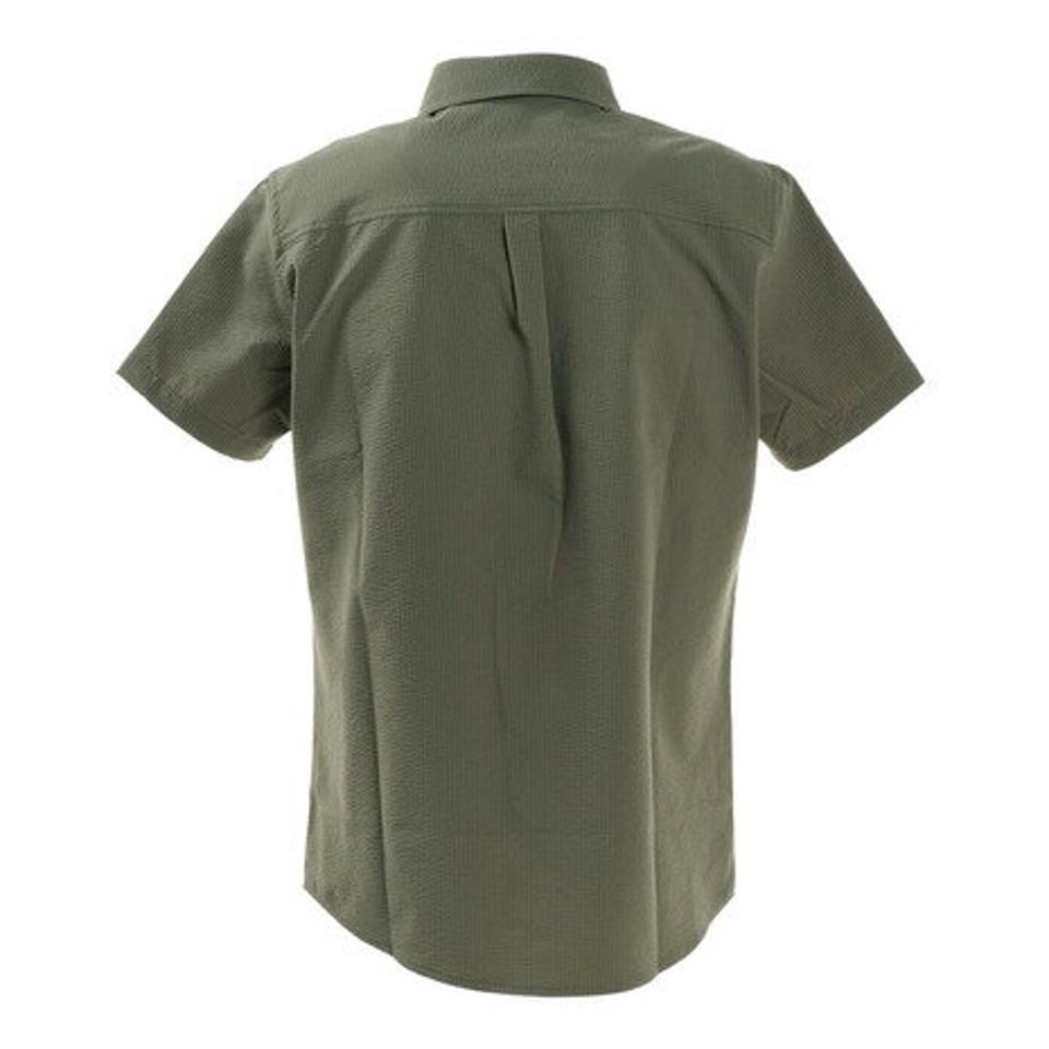 パフォーマンスギア(PG)(メンズ)シアサッカー 半袖シャツ 871PA1SD6316KHK