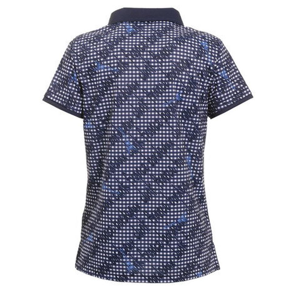 クランク(CLUNK) ゴルフウェア ギンガムチェックポロシャツ CL5HUG05 NVY (レディース)