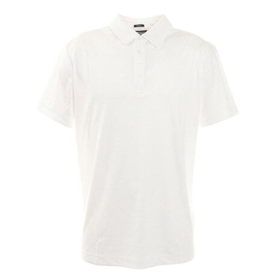 【スポーツデー エントリーでP5倍!4/3 9:59迄】J.LINDEBERG(メンズ)ゴルフウェア ポロシャツ4WAYストレッチ プリント半袖ポロシャツ スリムフィット 071-24452-004