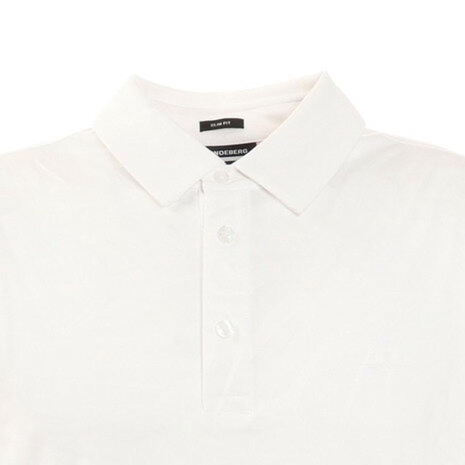 【スポーツデー エントリーでP5倍!4/3 9:59迄】J.LINDEBERG(メンズ)ゴルフウェア ポロシャツ4WAYストレッチ プリント半袖ポロシャツ スリムフィット 071-24452-004