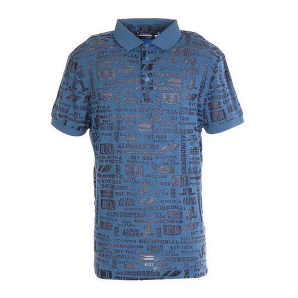 J.LINDEBERG(メンズ)ゴルフウェア Futureバックブリッジポロシャツ レギュラーフィット 071-24441-097