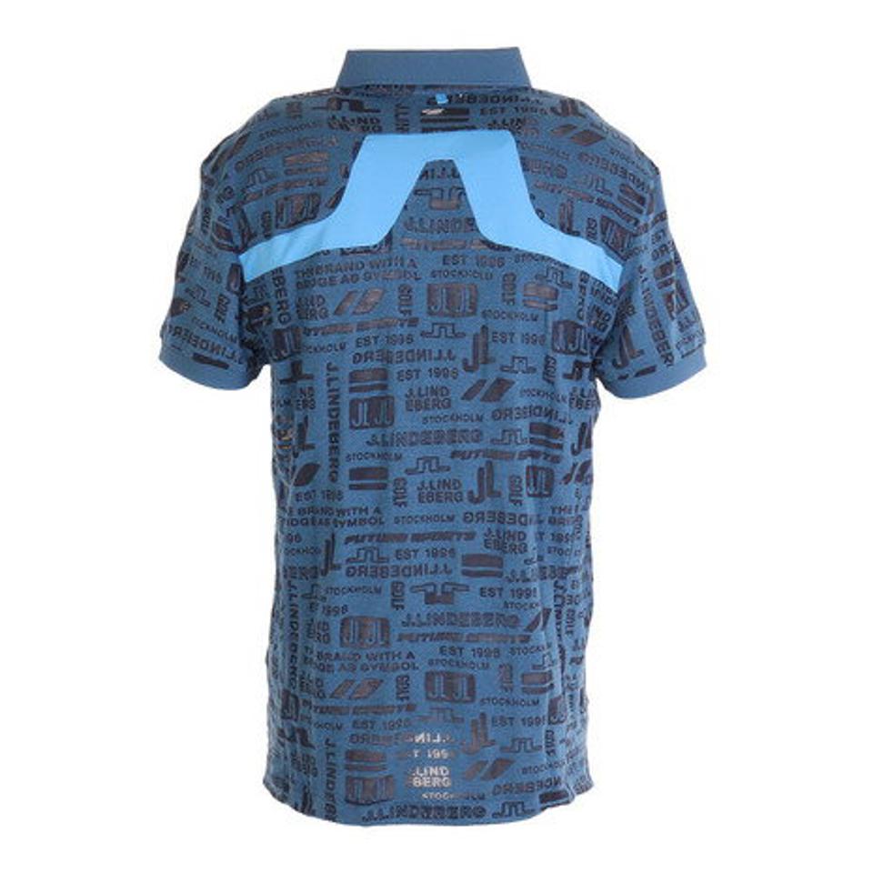 J.LINDEBERG(メンズ)ゴルフウェア Futureバックブリッジポロシャツ レギュラーフィット 071-24441-097