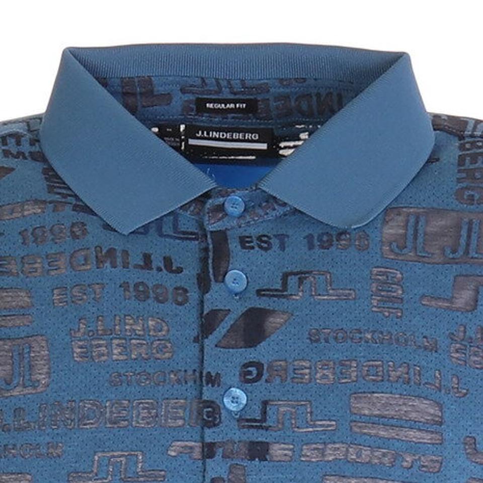 J.LINDEBERG(メンズ)ゴルフウェア Futureバックブリッジポロシャツ レギュラーフィット 071-24441-097