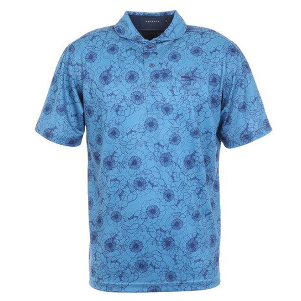 エピキュール(epicure)(メンズ)ゴルフウェア 吸汗速乾 接触冷感 クールテック ホリゾン タルカラー 半袖ポロシャツ 151-26440