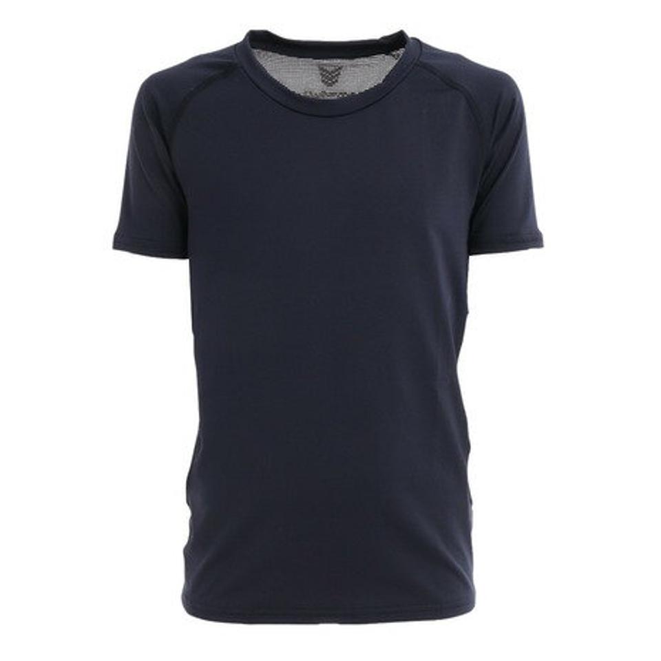 【3点10%OFFクーポン 7/1まで】YABANE 野球 アンダーシャツ ジュニア ドライプラス抗菌ストレッチ丸首半袖シャツ YA2ABJ03-48 抗菌効果 吸汗速乾性 抗菌防臭 UVケア (キッズ)