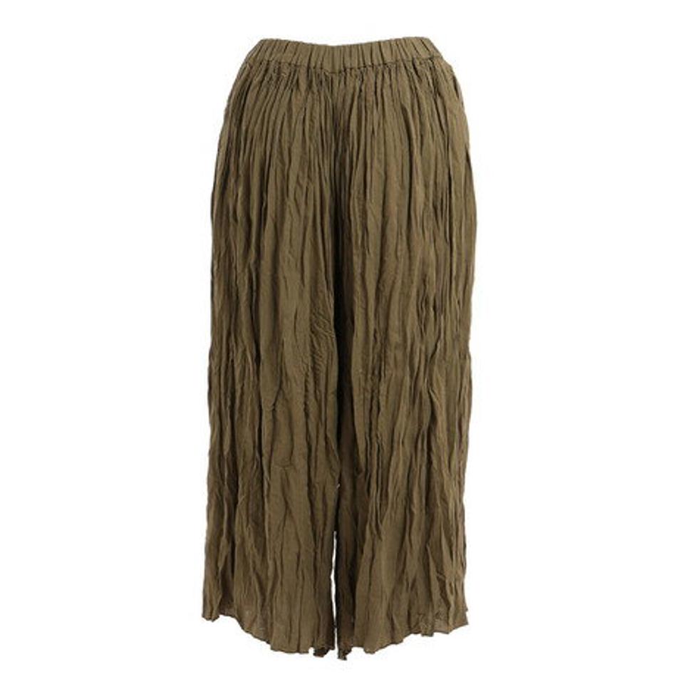 クローバーリーフ(LOVERS' LANE 45)(レディース)無地ギャザーガウチョパンツ XE12801255-KHA