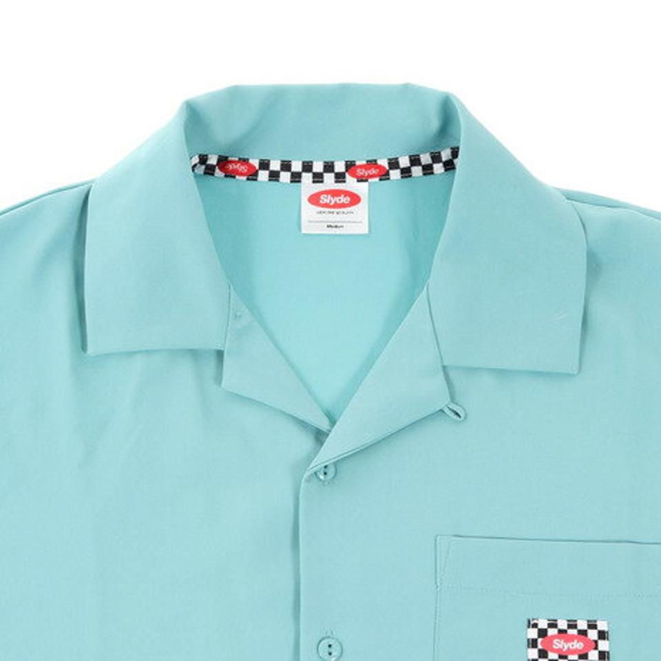 スライド(SLYDE)(メンズ)オープンカラーシャツ 22SS SLYM014-TQG