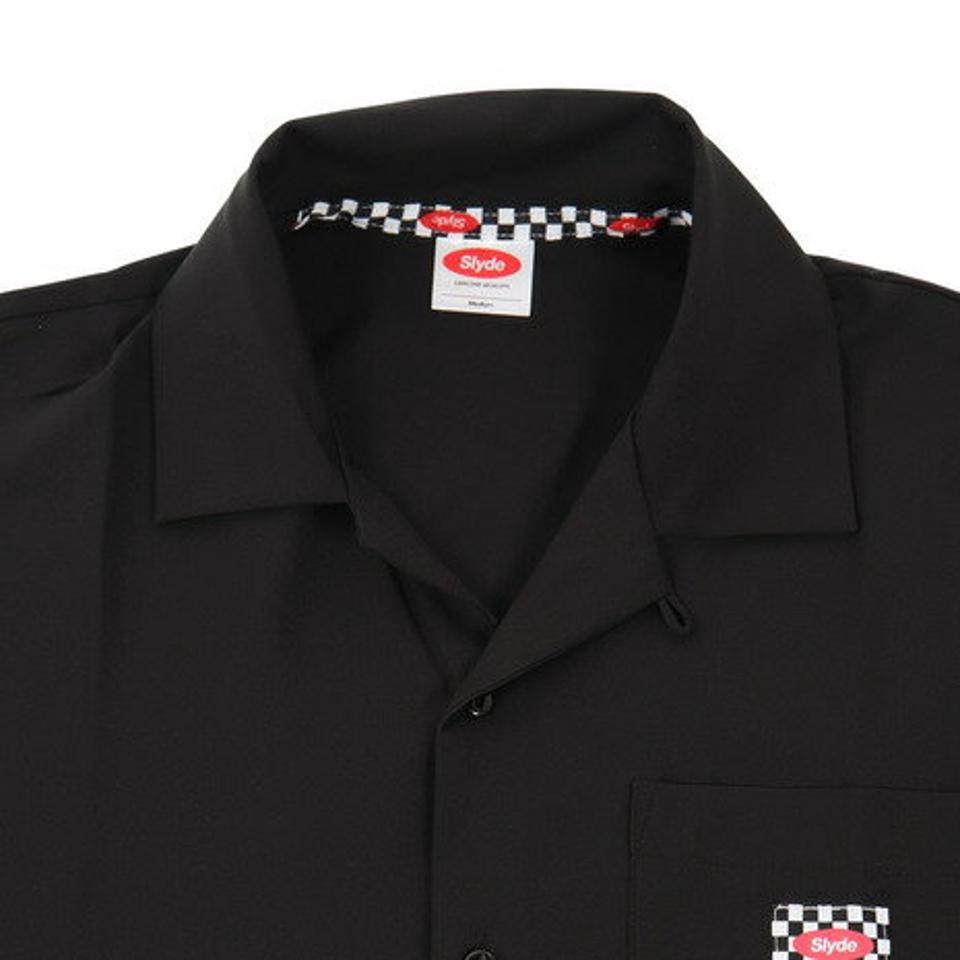 スライド(SLYDE)(メンズ)オープンカラーシャツ 22SS SLYM014-BLK