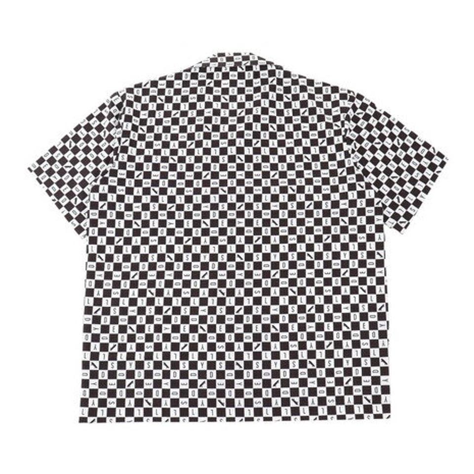 スライド(SLYDE)(メンズ)オープンカラーシャツ 22SS SLYM014-BKWH