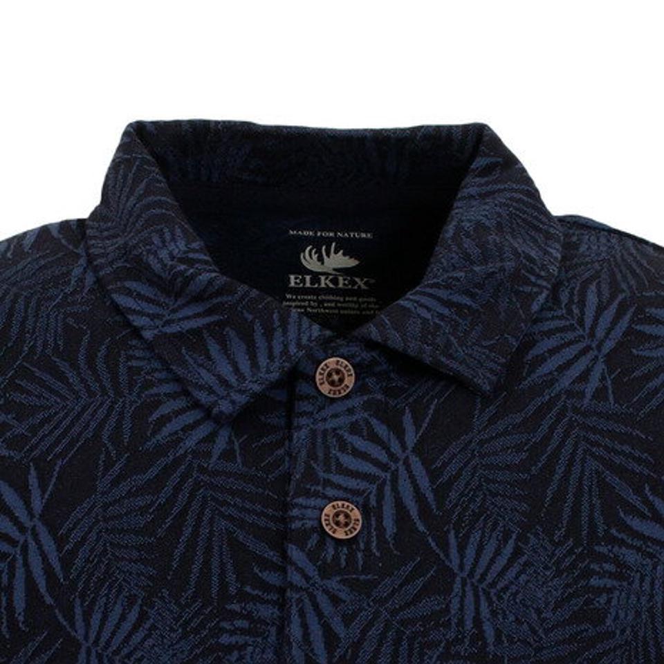 エルケクス(ELKEX) LEAF JAC 半袖ポロシャツ 881EK0HD3291NVY オンライン価格 (メンズ)