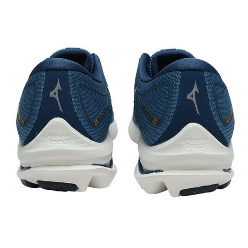 ミズノ（MIZUNO） ウエーブライダー25 WAVE RIDER25 マリーンブルー 青 J1GC210314 ランニングシューズ ジョギングシューズ スポーツ スニーカー （メンズ）