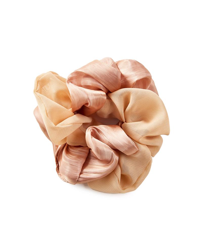 グロッシーサテンツイストシュシュ