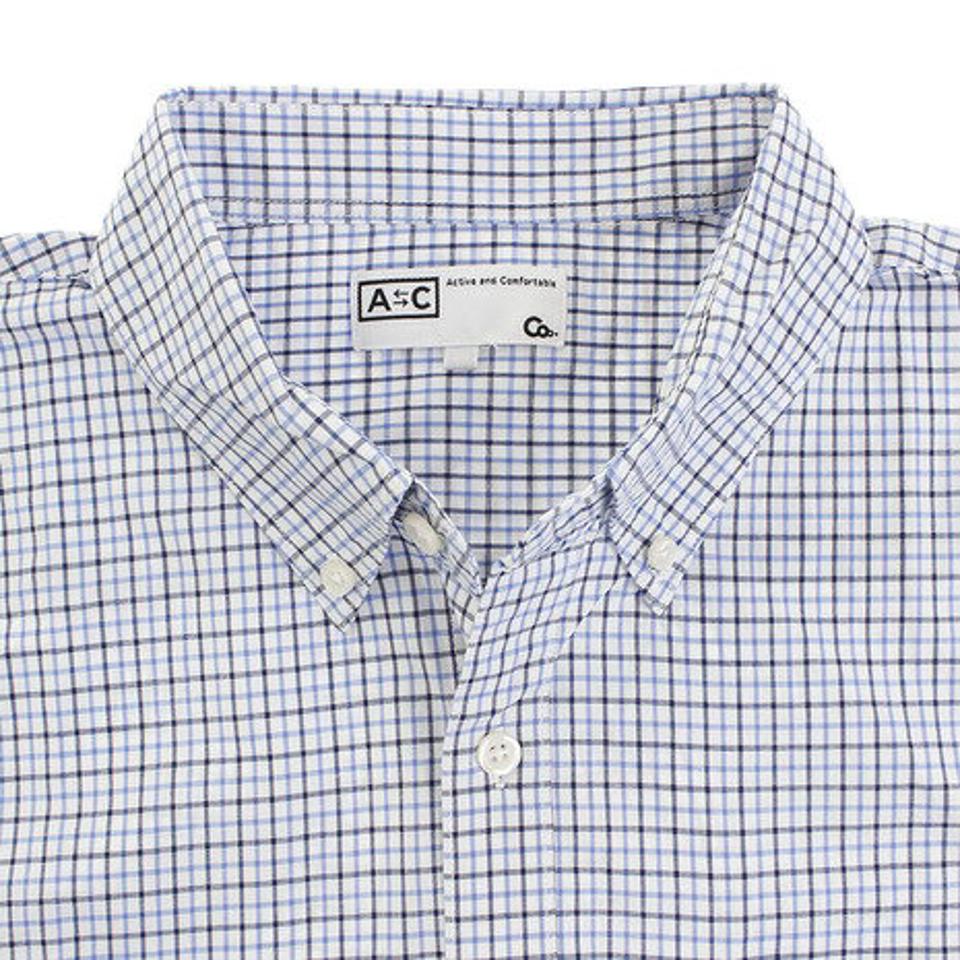 クー(Coo.) ブロード チェックシャツ 871Q7CG2489BLU オンライン価格 (メンズ)