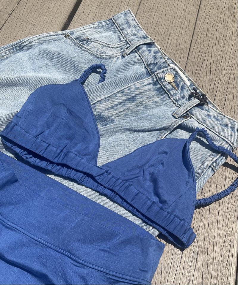 【MARCOMONDE / マルコモンド】 Lyicell Bra TOP ベッチュウカラー