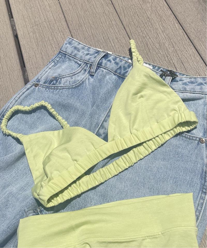 【MARCOMONDE / マルコモンド】 Lyicell Bra TOP ベッチュウカラー