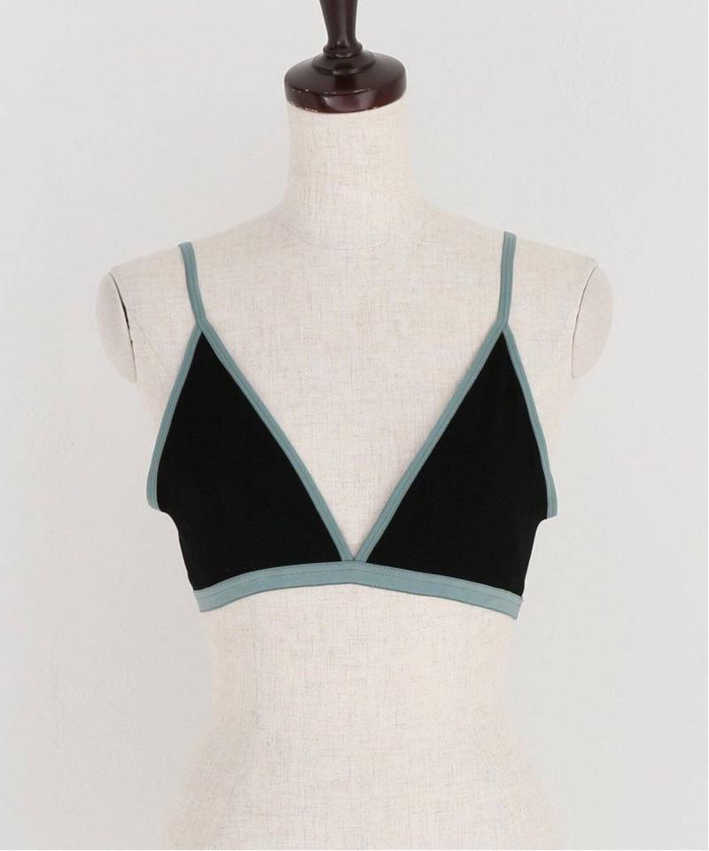 【MARCOMONDE / マルコモンド】Cotton ribbed Bra TOP