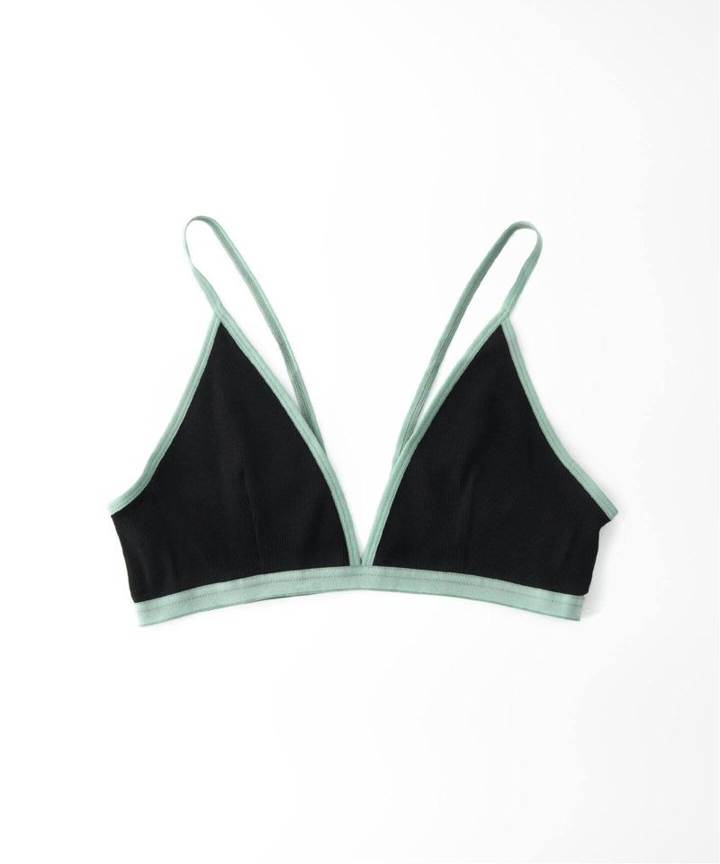 【MARCOMONDE / マルコモンド】Cotton ribbed Bra TOP