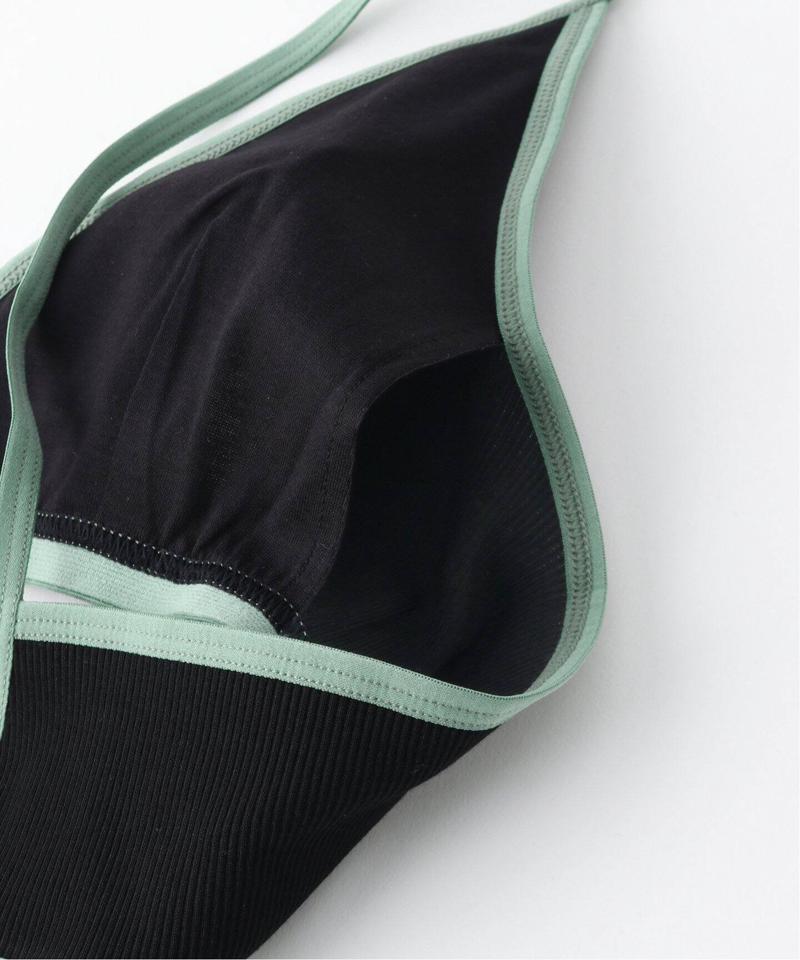 【MARCOMONDE / マルコモンド】Cotton ribbed Bra TOP