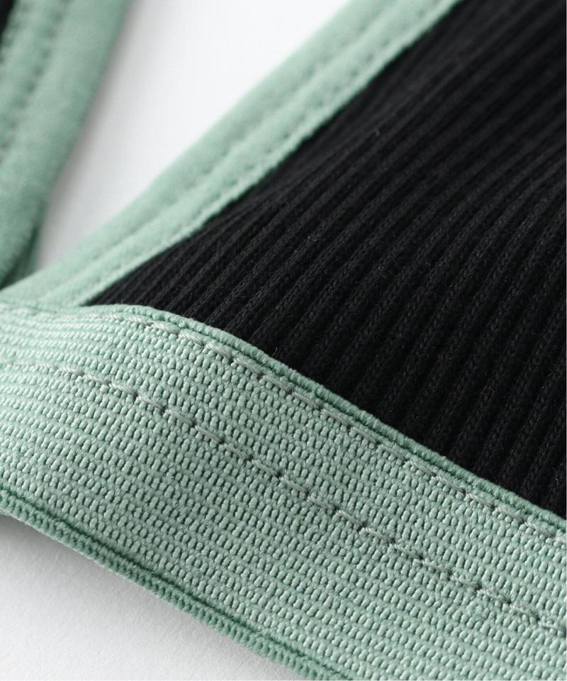 【MARCOMONDE / マルコモンド】Cotton ribbed Bra TOP