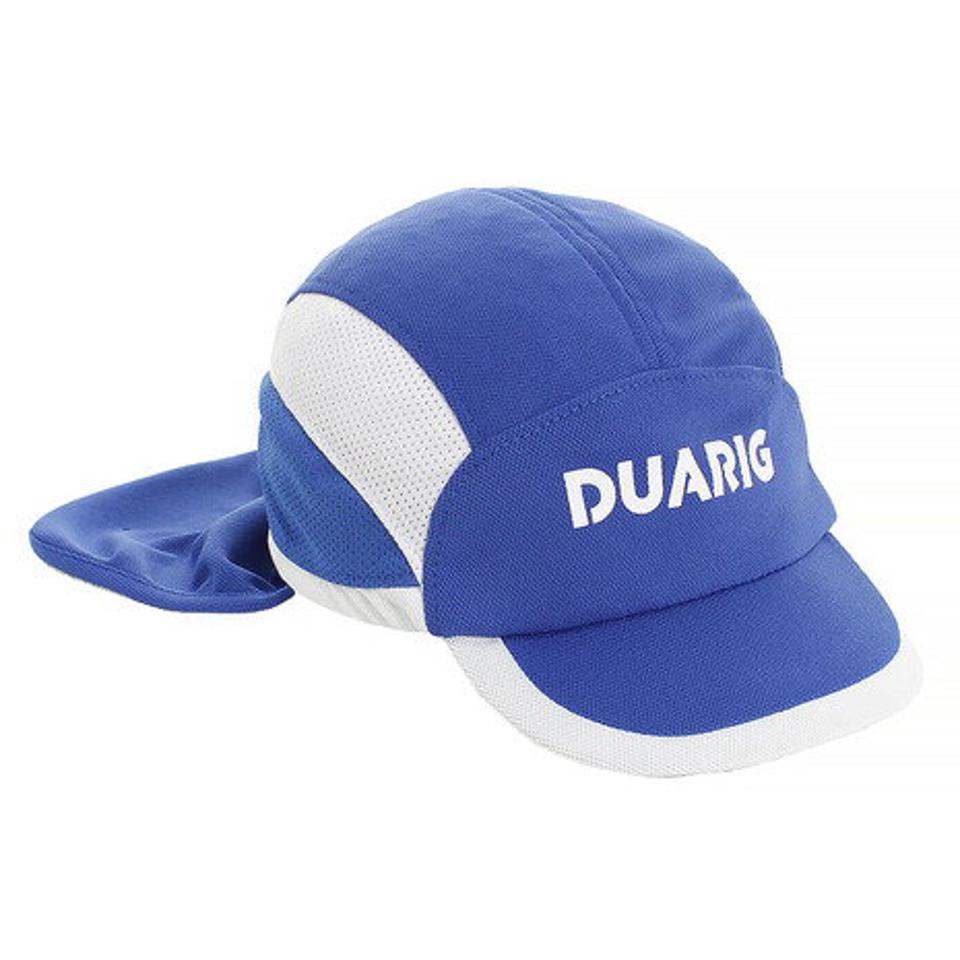 デュアリグ（DUARIG） ジュニア フットボールキャップ 日除け付 750D8ST124 BLU 熱中症対策 帽子 キャップ 吸水速乾 UPF50+ （キッズ）