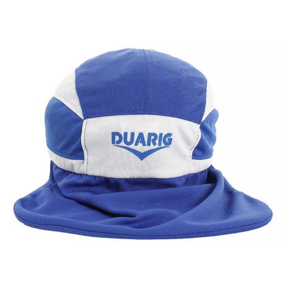 デュアリグ（DUARIG） ジュニア フットボールキャップ 日除け付 750D8ST124 BLU 熱中症対策 帽子 キャップ 吸水速乾 UPF50+ （キッズ）