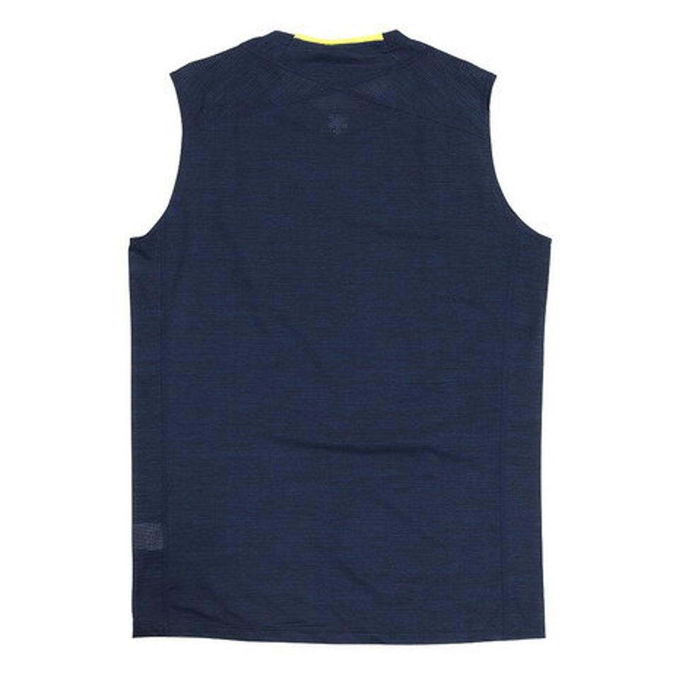 デサント(DESCENTE) BRZ+ヘザーノースリーブシャツ DMMTJA55 NVM (メンズ)