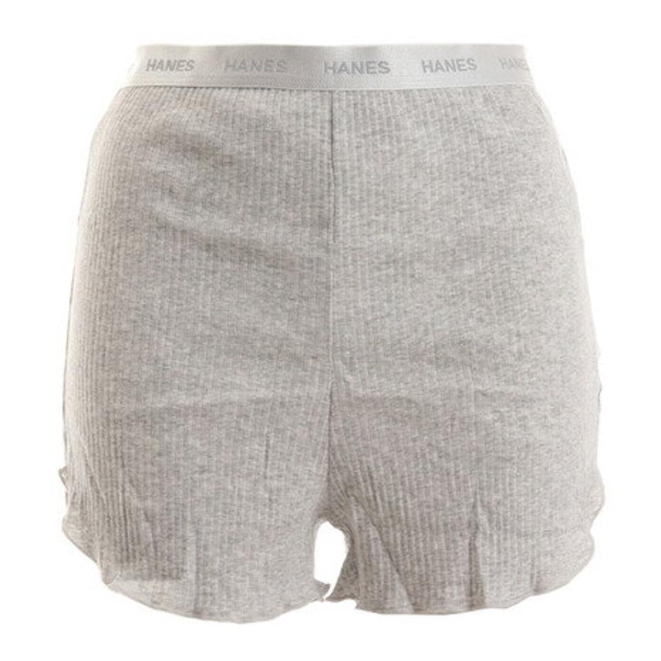 ヘインズ（Hanes） オーガニックコットン リブパンツ HW6-T201 060 ショートパンツ ハーフパンツ 短パン （レディース）