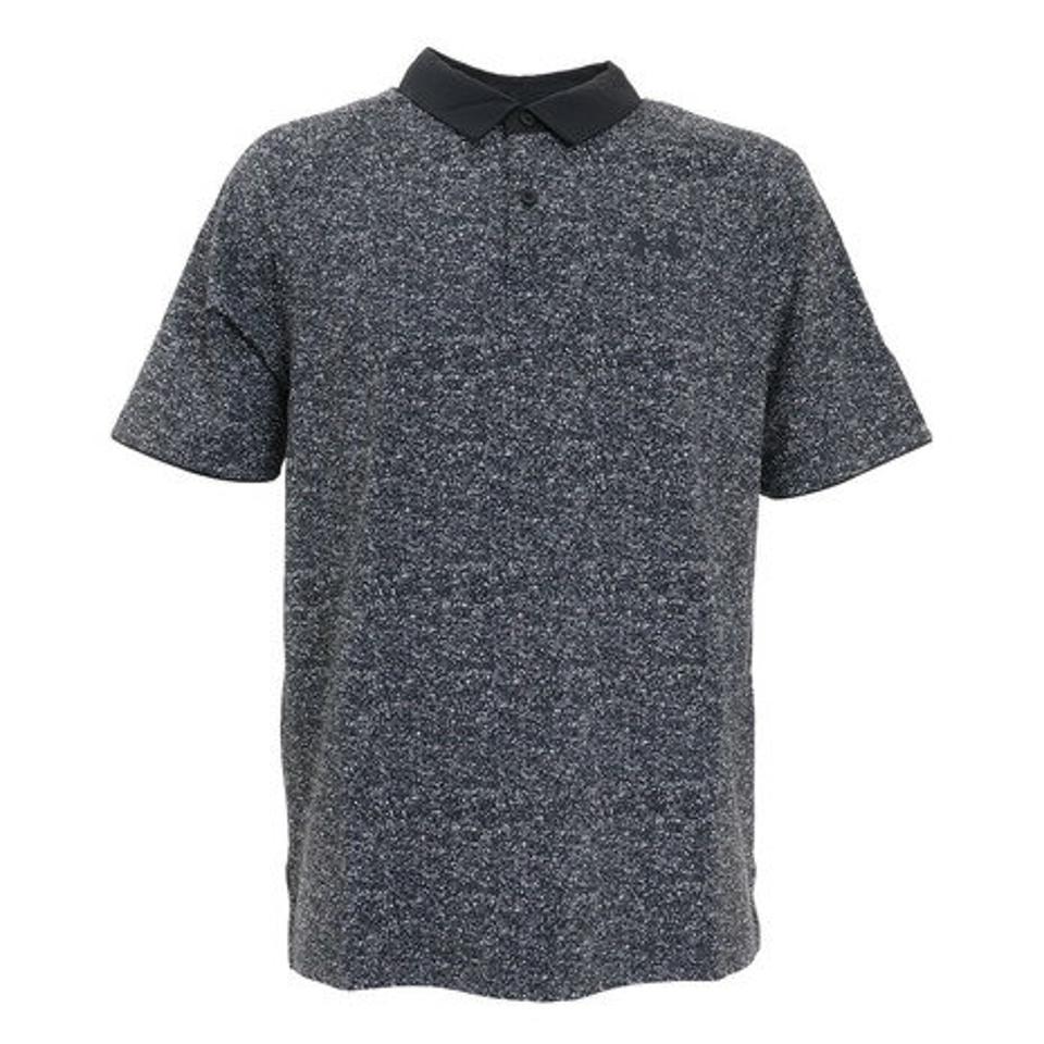 アンダーアーマー(UNDER ARMOUR) ゴルフウェア 春夏 吸汗速乾 UVカット ひんやり冷感 アイソチル 半袖ポロシャツ 1370090 002 (メンズ)