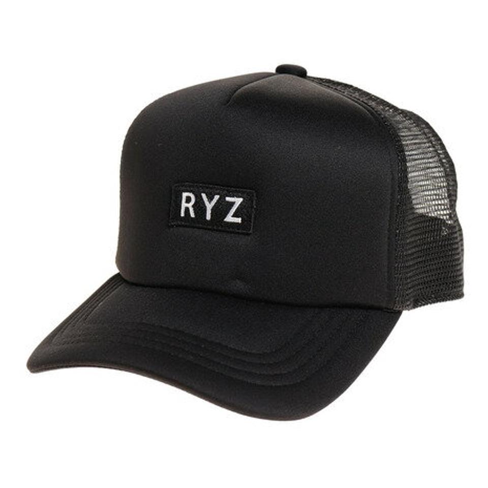 ライズ（RYZ）（メンズ）帽子 メンズ ワッペン メッシュキャップ 897R1ST8644 BLK 日よけ