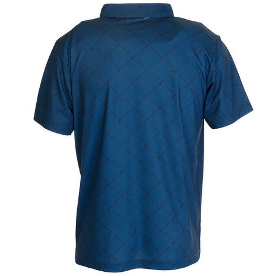 フィドラ(FIDRA)(メンズ)ゴルフ ポロシャツ ダイヤプリントポロシャツ FD5HTG61 NVY