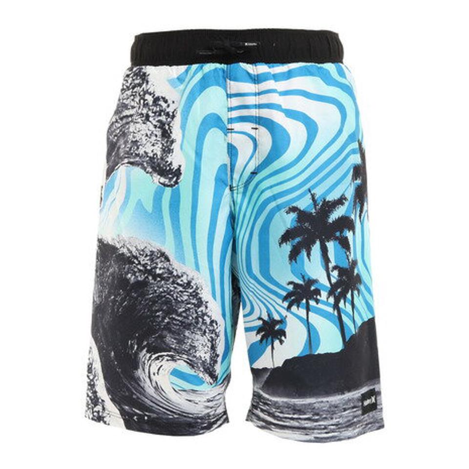 【20%OFFクーポン対象!8/10まで】ハーレー(HURLEY)(キッズ)ボーイズ PHOTOREAL PULL ON SWIM サーフパンツ 985785-023