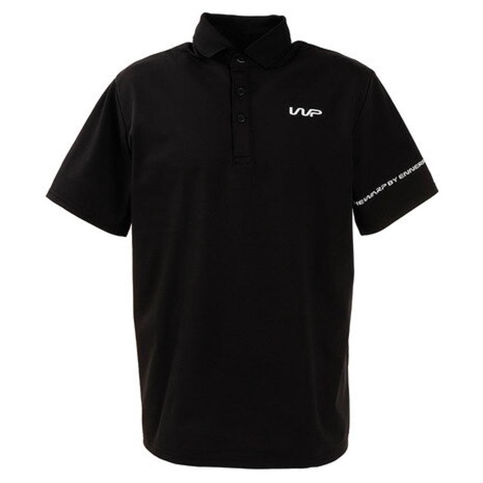 ザ・ワープ・バイ・エネーレ(The Warp By Ennerre) 半袖ポロシャツ Big Graphic WB33JG09 BLK オンライン価格 (メンズ)