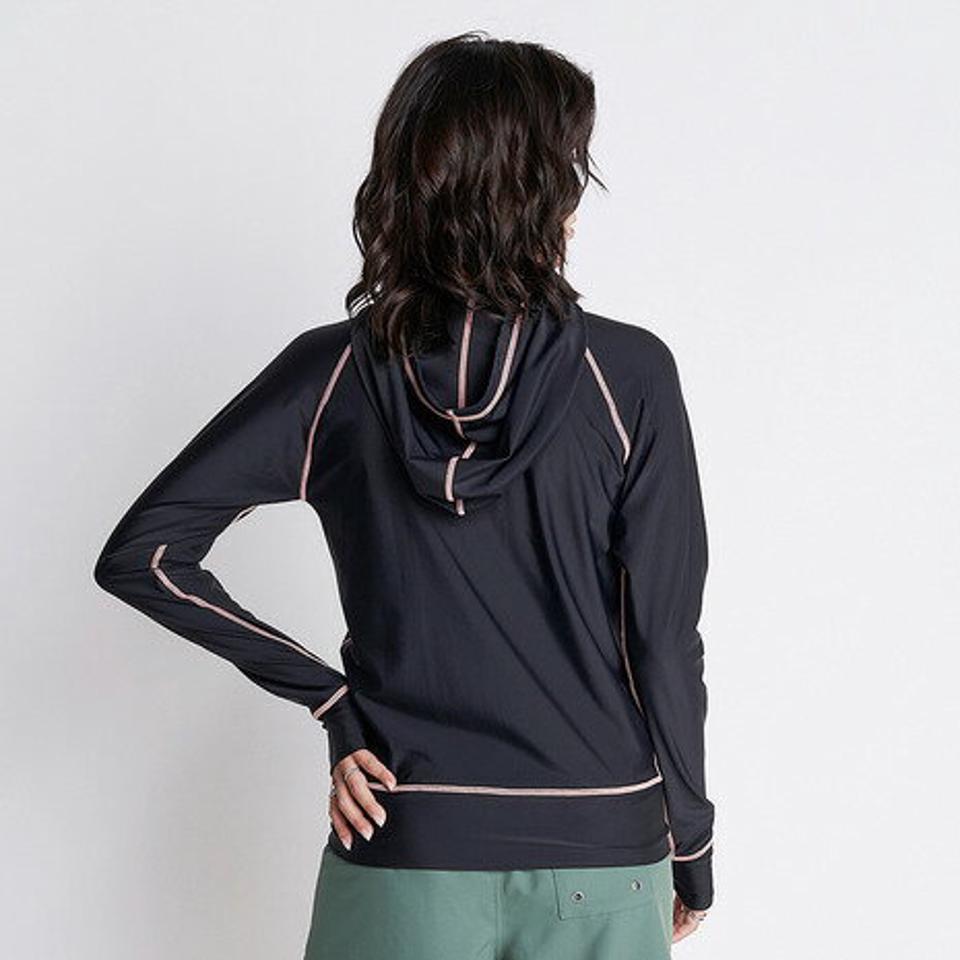 ロキシー（ROXY）（レディース）ラッシュガード 長袖 パーカー UVカット 紫外線対策 吸汗速乾 RASHIE PARKA RLY225054