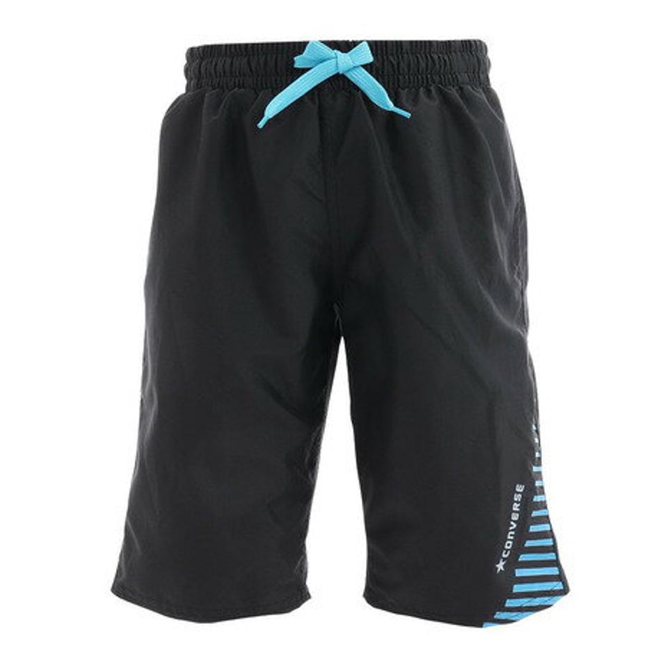 コンバース(CONVERSE) ジュニア 水着 スソラインサーフパンツ 769456-22 BLK (キッズ)