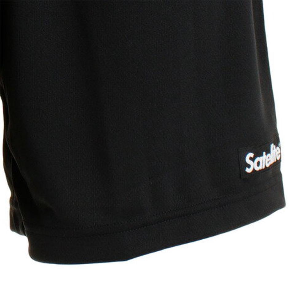 サテライト（Satellite）（メンズ）バドミントン ウェア ドライハーフパンツ プリント STHPP BLACK