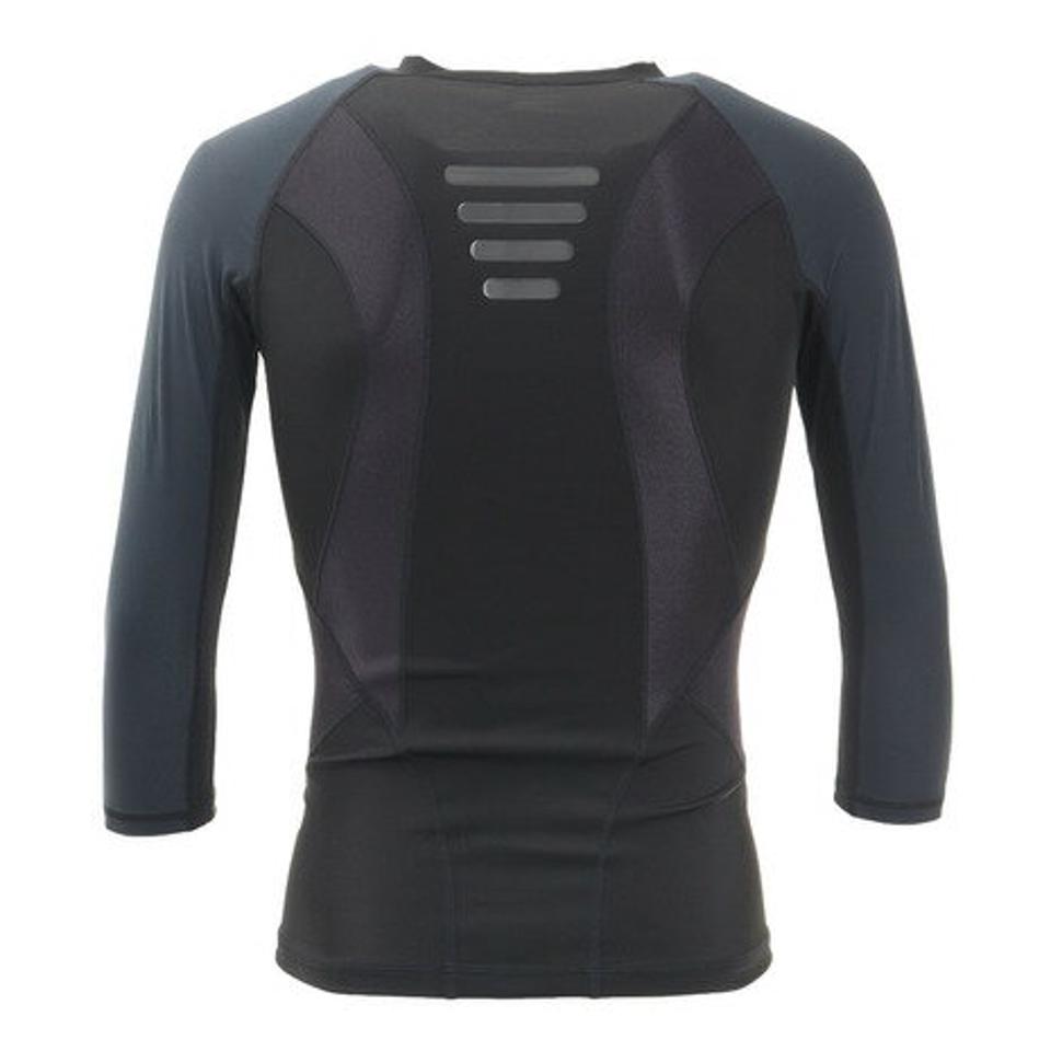 ザ・ワープ・バイ・エネーレ(The Warp By Ennerre)(メンズ)マッスルメーカー 1.5 コンプレッションウェア 3/4スリーブ WB38JT01 BLK