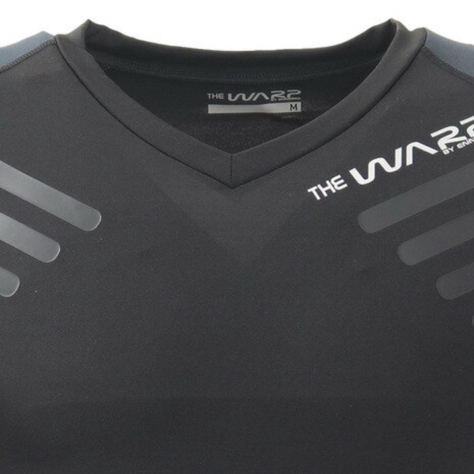 ザ・ワープ・バイ・エネーレ(The Warp By Ennerre)(メンズ)マッスルメーカー 1.5 コンプレッションウェア 3/4スリーブ WB38JT01 BLK