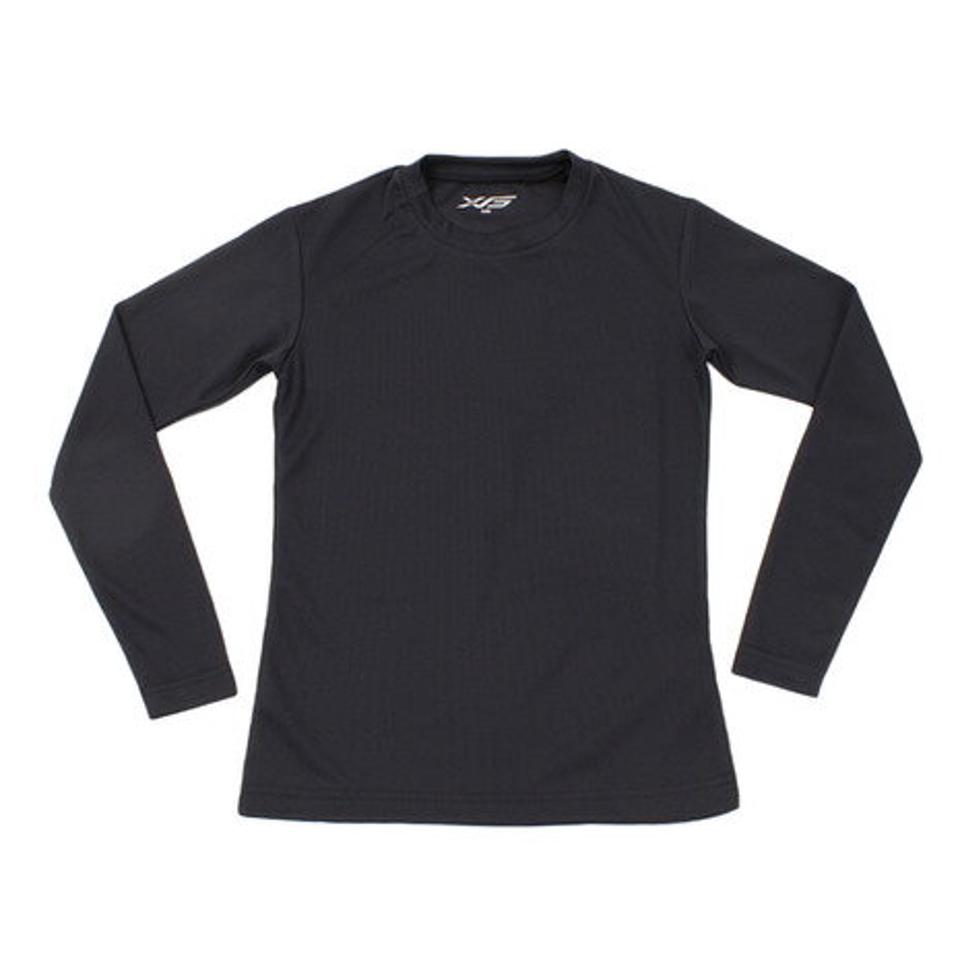 エックスティーエス(XTS) 野球 アンダーシャツ ジュニア ドライプラス 丸首 長袖 インナー シャツ 724G5ES5961JR ネイビー (キッズ)