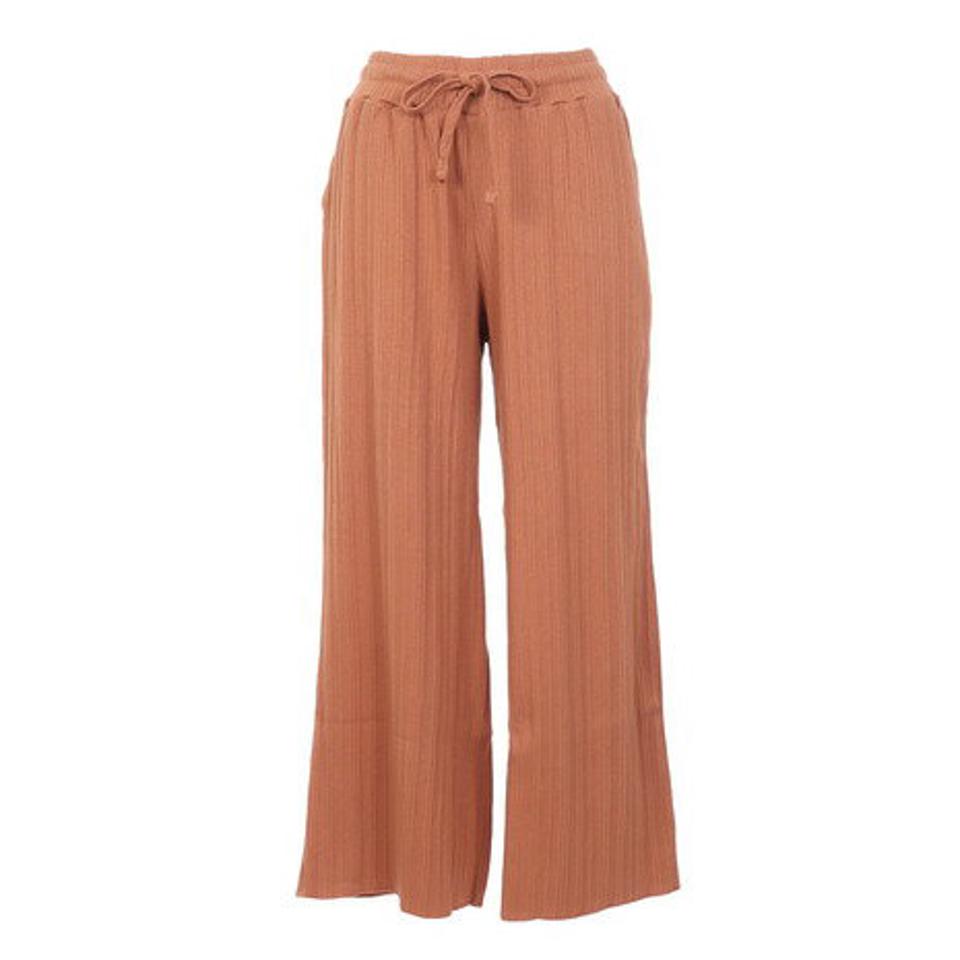 ビラボン(BILLABONG) リブロングワイドパンツ BC013706 TOF (レディース)