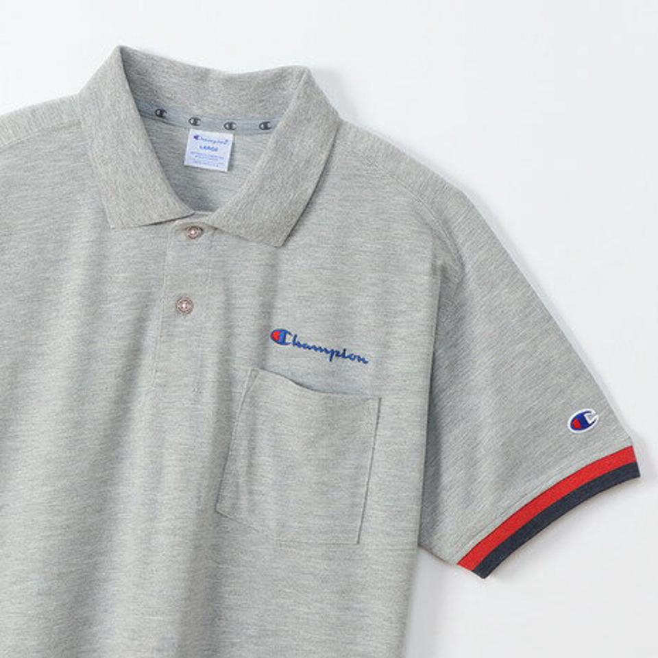 チャンピオン(CHAMPION) ゴルフウェア 春夏 吸汗速乾 UVカット 半袖ポロシャツ C3-VG302 070 (メンズ)