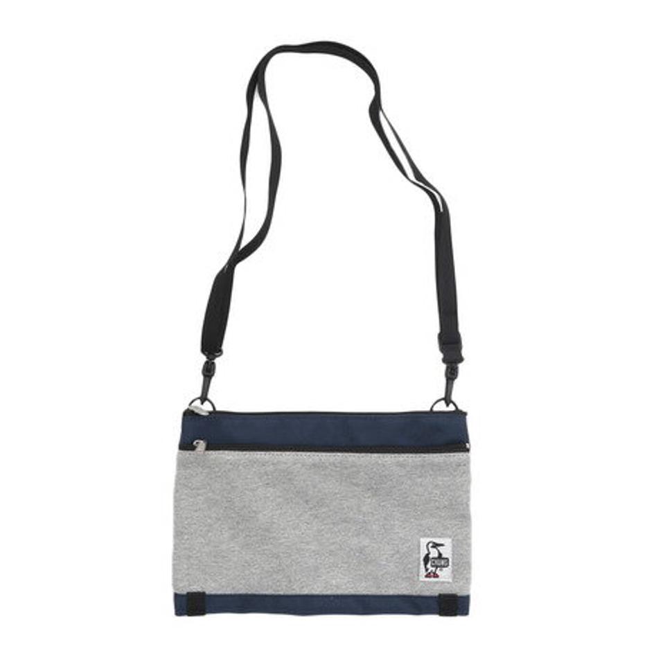チャムス（CHUMS） ツーネックドショルダースウェットナイロン(ショルダーバッグ) CH60-2682 H-Gray/Basic Navy （メンズ、レディース）