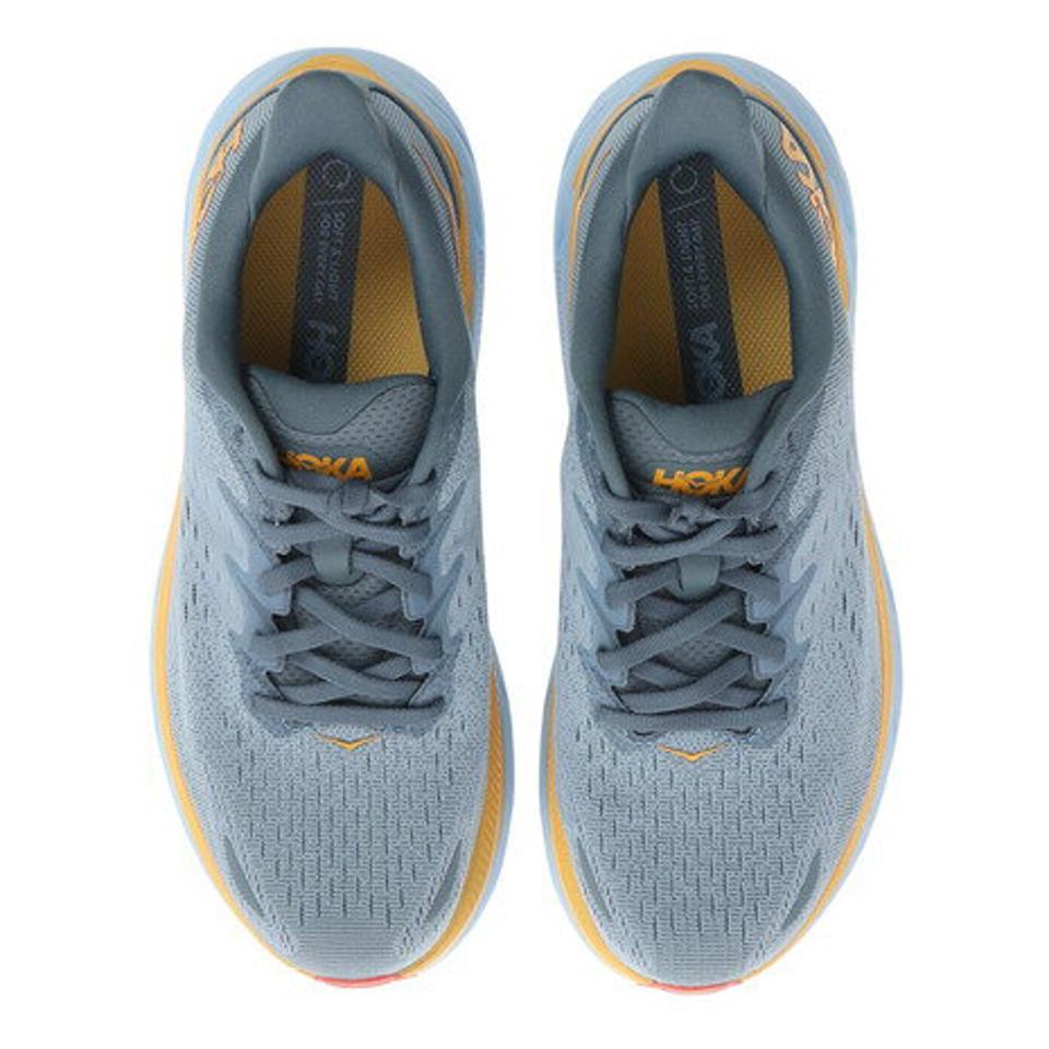 ホカ（HOKA）（メンズ）ランニングシューズ クリフトン 8 ワイド ブルーグレー 1121374-GBMS スニーカー トレーニング ジョギング 軽量