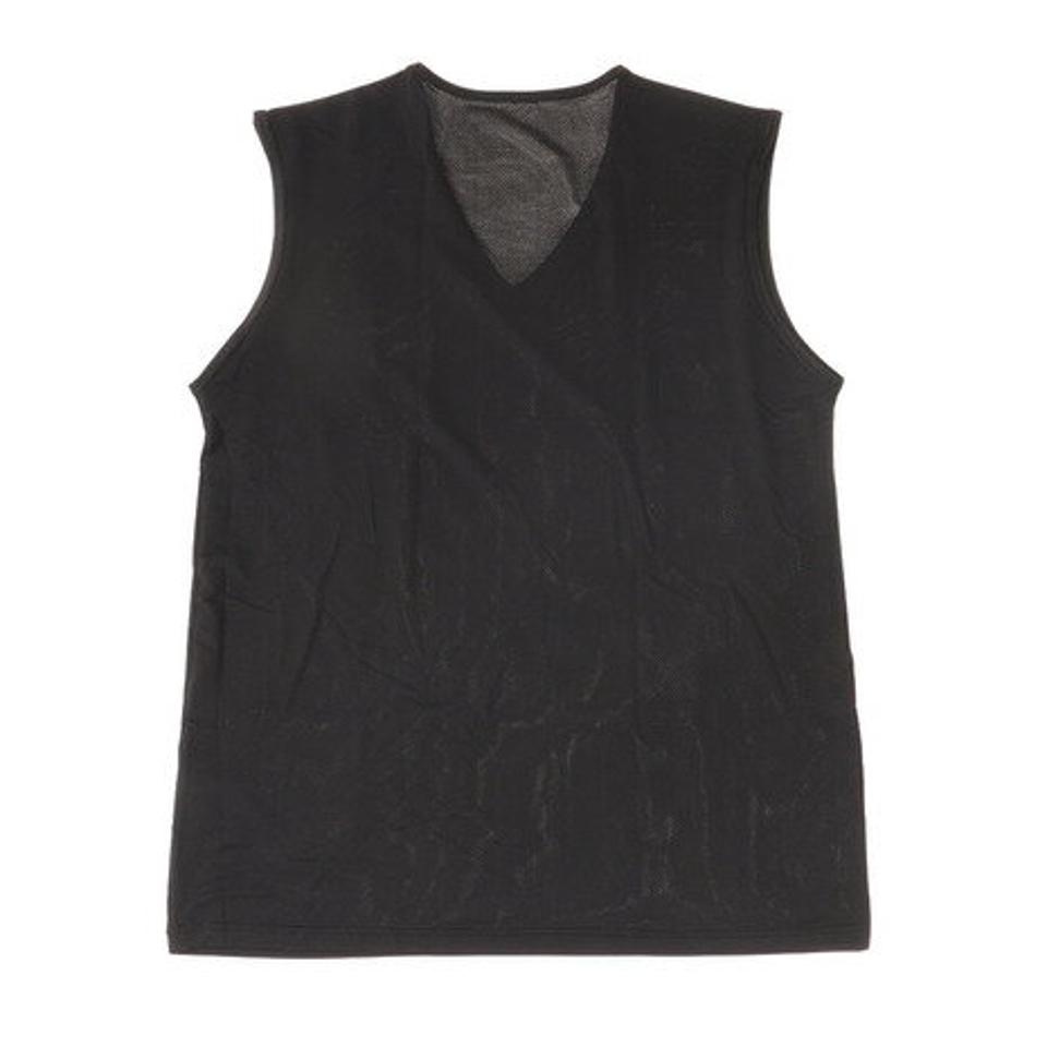 エーシーピージー(ACPG)(メンズ)ドライプラスクールメッシュ ノースリーブVネックシャツ 891PA1GC8747BLK