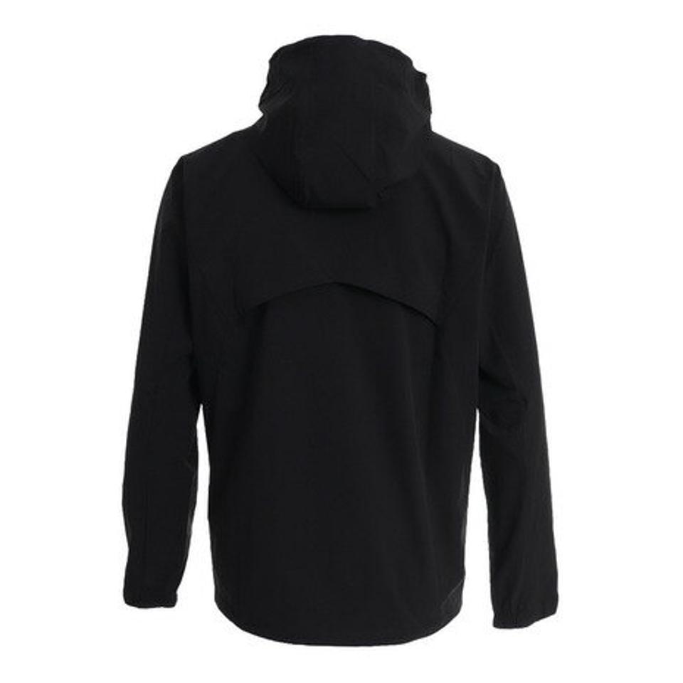 デサント（DESCENTE）（メンズ）AIRY TRANSFER ソフトフルジップパーカー DMMTJF13 BK