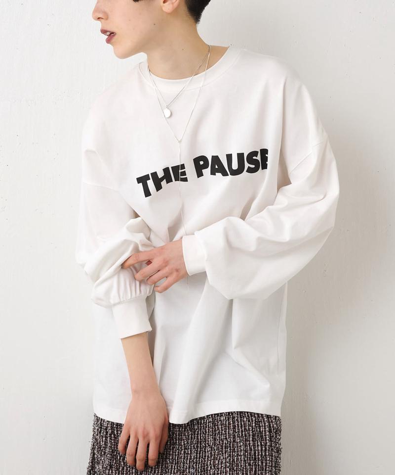 【THE PAUSE】THE PAUSEロングスリーブTシャツ