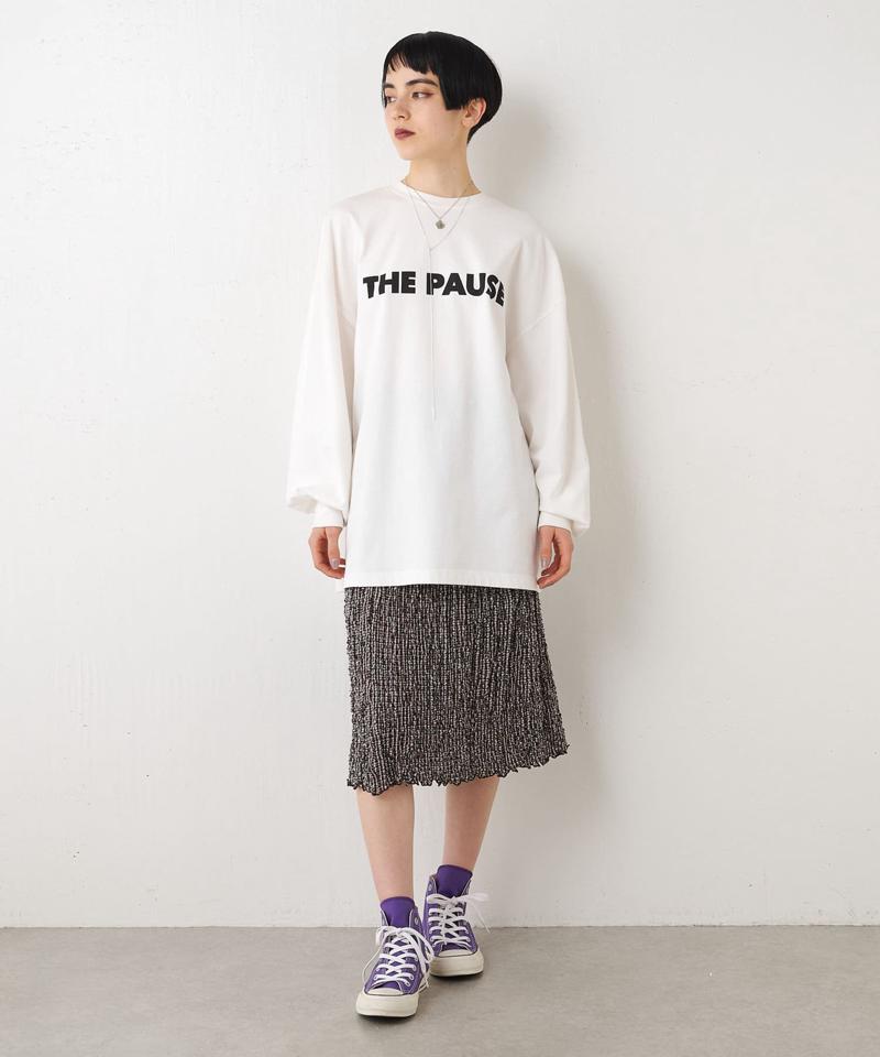 【THE PAUSE】THE PAUSEロングスリーブTシャツ
