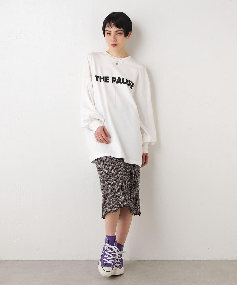 【THE PAUSE】THE PAUSEロングスリーブTシャツ