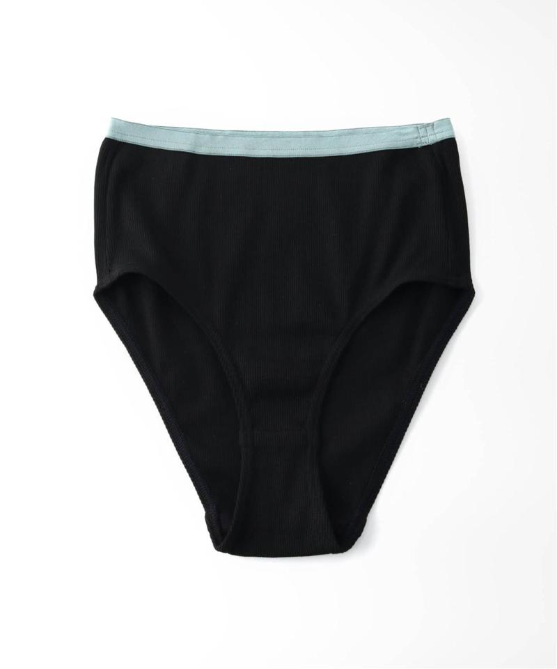 Cotton ribbed shorts