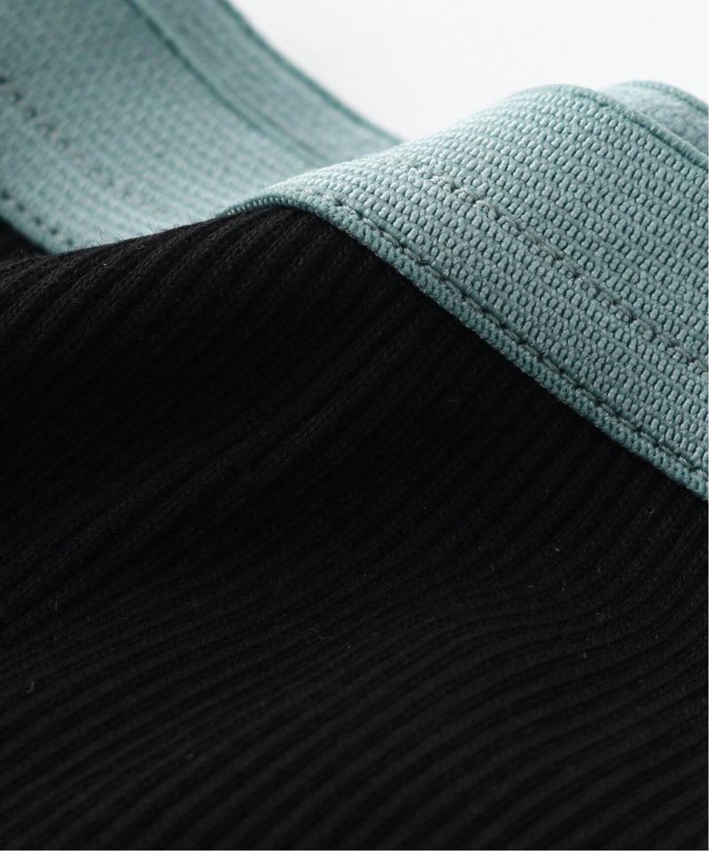 Cotton ribbed shorts